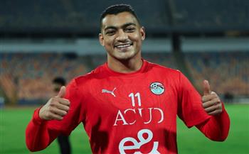 مصطفى محمد ينتظم في مران منتخب مصر استعدادًا لمواجهة نيجيريا
