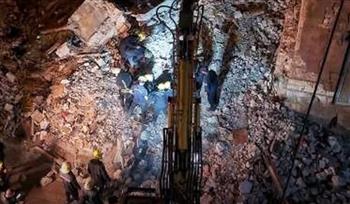 انهيار عقار من طابقين في منطقة منشأة ناصر بالقاهرة