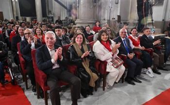 إلهام شاهين: شكرا جزيلا للصديق العزيز الأب بطرس دانيال على حفل الميلاد الرائع  