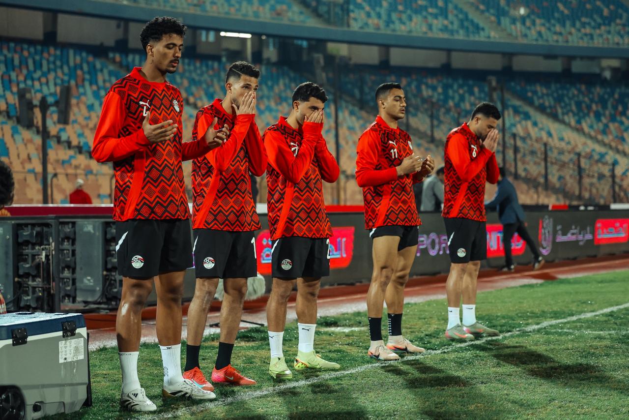 منتخب مصر يسجل الهدف الأول في شباك نيجيريا 