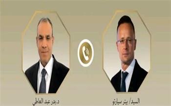 وزير الخارجية يبحث هاتفيًا مع نظيره المجري تعزيز العلاقات الثنائية وتطورات غزة