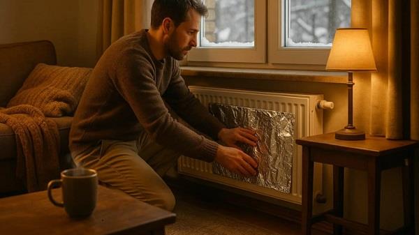 بورق الألومنيوم فقط... حيلة بسيطة لتدفئة منزلك