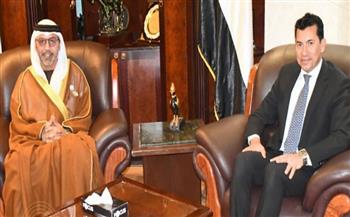وزير الشباب والرياضة يستقبل السفير الإماراتي لبحث تعزيز التعاون المشترك