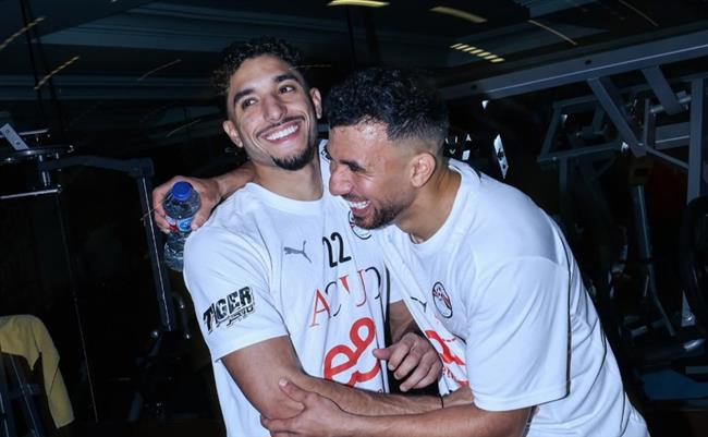 عمر مرموش يشارك في مران المنتخب الوطني قبل السفر للمغرب