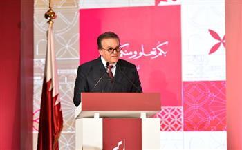 نائب رئيس الوزراء يشهد احتفالية العيد الوطني لدولة قطر الشقيقة 