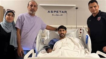 جراحة ناجحة للأردني يزن النعيمات في قطر بعد إصابته في كأس العرب
