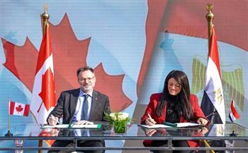 «المشاط» والسفير الكندي في مصر يوقّعان 3 مشروعات جديدة لتمكين المرأة والفتيات وتعزيز الأمن الغذائي 