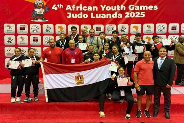 وزير الرياضة يهنئ منتخب الجودو بحصد 14 ميدالية وصدارة دورة الألعاب الأفريقية للشباب 