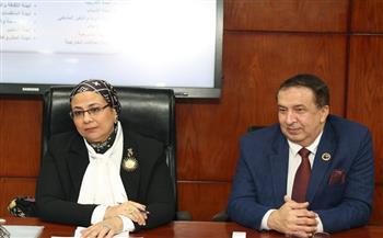 المستشارة أمل عمار تشارك في فعاليات افتتاح الدورة التدريبية لضباط القضاء العسكري 