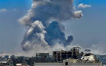 11 مصابًا جراء قصف الاحتلال محيط مفترق السامر بمدينة غزة