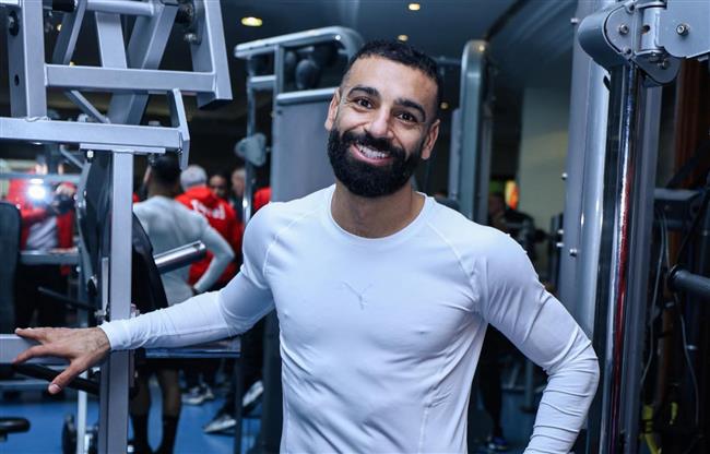 محمد صلاح يشارك في مران منتخب مصر قبل السفر إلى المغرب