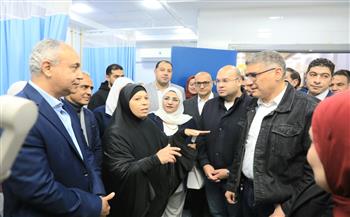 محافظ الجيزة يفتتح مبنى علاج الغسيل الكلوي الجديد بمستشفى أبو النمرس المركزي