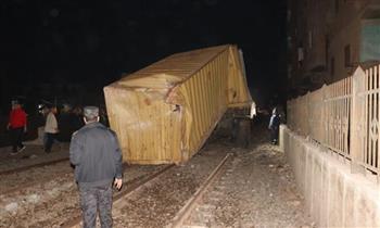 السكة الحديد تعتذر عن تأخيرات القطارات لاستمرار إصلاحات حادث طوخ