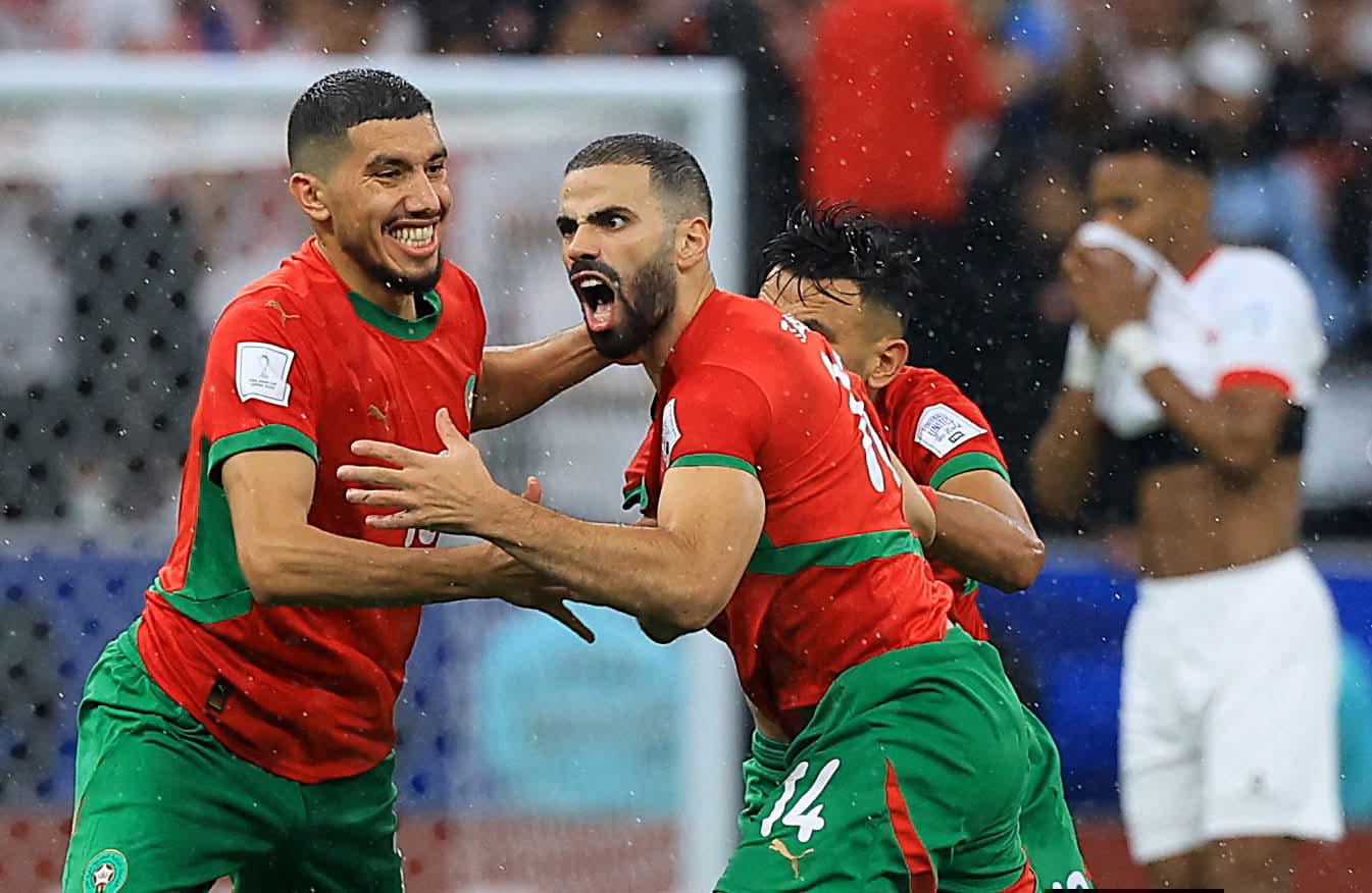 كأس العرب.. المغرب يتقدم على الأردن في الشوط الأول للمباراة النهائية 