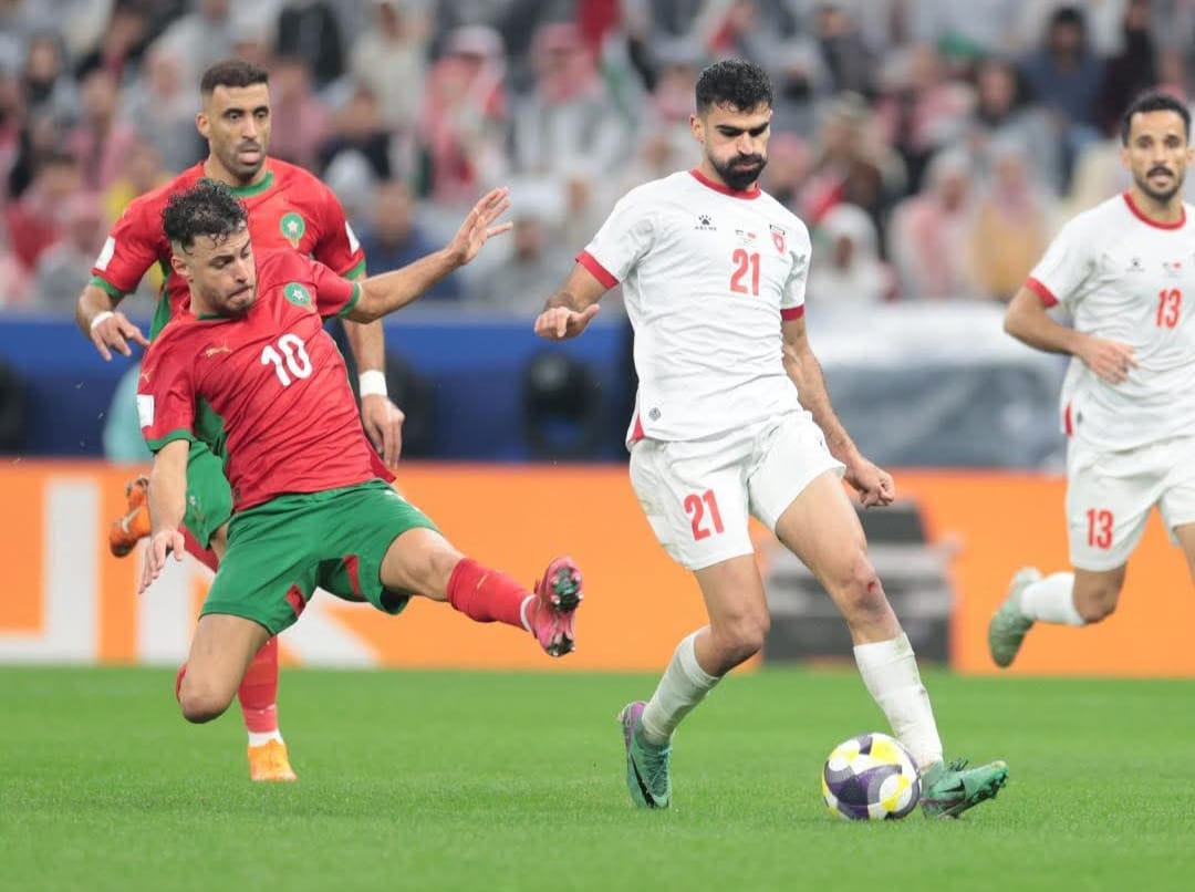 نهائي كأس العرب.. المغرب يضيف الهدف الثالث في مرمى الأردن 