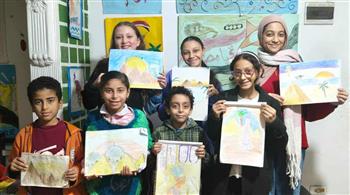 ثقافة الإسكندرية تنظم ورشة تصميم لوحات عن معالم مصر السياحية