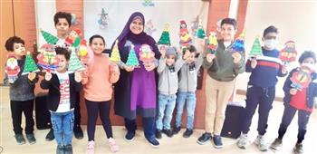 ورشة فنية للأطفال احتفالاً باستقبال العام الميلادي الجديد 2026 بمكتبة المعادي العامة