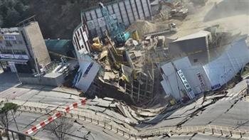 فقدان 7 أشخاص في حادث انهيار بموقع بناء مترو أنفاق في كوريا الجنوبية