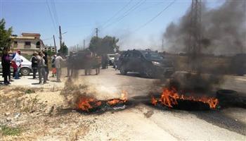 بعد 13 غارة عنيفة.. استهداف سيارة عبر طائرة مسيرة في مرجعيون بجنوب لبنان 