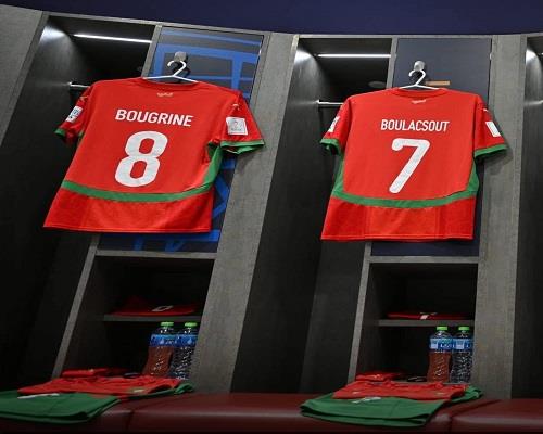كأس العرب.. غرف ملابس المغرب قبل مباراة الاردن في النهائي