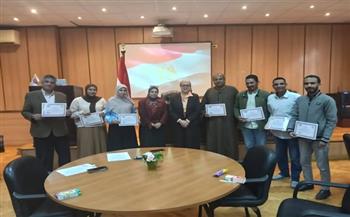 معهد "الصحة الحيوانية" يكرم باحثيه المتميزين ويسلم شهادات التدريب لصغار المربين