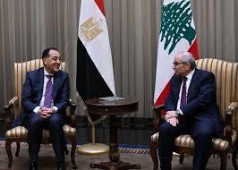 رئيس الوزراء اللبناني يستقبل الدكتور مصطفى مدبولي بمطار رفيق الحريري الدولي 