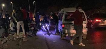 تفاصيل مصرع 7 أشخاص في انقلاب سيارة سوزوكي أعلى الطريق الإقليمي بأكتوبر