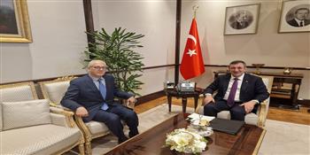 السفير المصري يلتقي نائب رئيس جمهورية تركيا