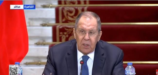 لافروف يشكر مصر على استضافتها للمؤتمر الوزاري الثاني لمنتدى الشراكة الروسية الإفريقية