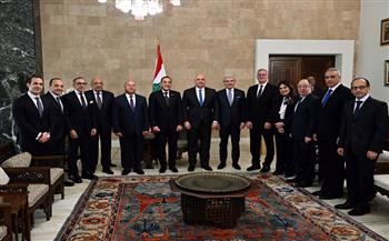 الرئيس اللبناني يعرب عن تقديره لحرص الرئيس السيسي على أمن واستقرار لبنان