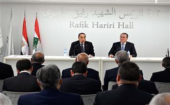 رئيس الوزراء: تعزيز التعاون الاقتصادي مع لبنان ضرورة متبادلة لا خيارًا