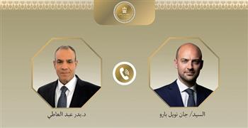 وزير الخارجية ونظيره الفرنسي يبحثان هاتفيا التطورات الإقليمية