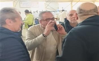 عمرو الجنايني يشارك بالإدلاء بصوته في انتخابات نادي الجزيرة