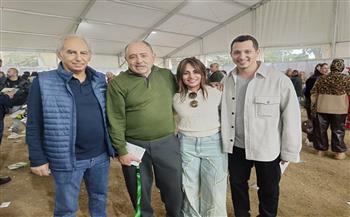 عمرو السعيد رئيس نادي الصيد السابق يدلي بصوته في انتخابات نادي الجزيرة