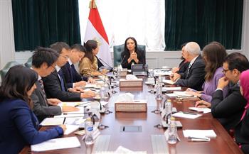 وزيرة التضامن الاجتماعي تلتقي نائب رئيس هيئة التعاون الدولي اليابانية "JICA" 