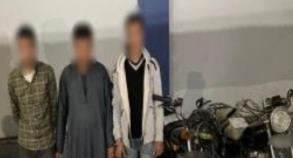  القبض على المتهمين بسرقة دراجة نارية في سوهاج