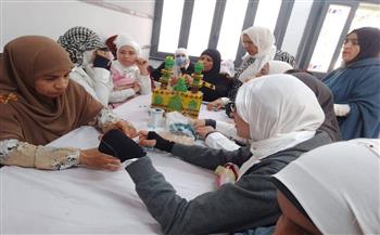 قصر ثقافة الفيوم ينفذ ورشة أشغال يدوية لطلاب مدرسة الصم والبكم