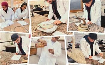 انتظام برامج التدريب العملي لطلاب كلية العلوم بجامعة القاهرة الأهلية بمعامل علم الحيوان والفيزياء والكيمياء 