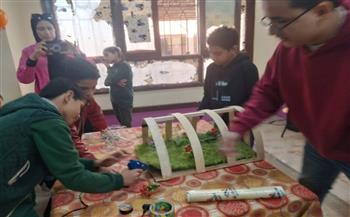 أطفال إطسا يبتكرون صوبة زراعية زجاجية في ختام أنشطة نادي العلوم