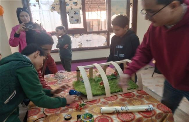 أطفال إطسا يبتكرون صوبة زراعية زجاجية في ختام أنشطة نادي العلوم