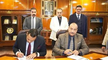 محافظ أسيوط يشهد توقيع بروتوكول تعاون مع بنك مصر لتسويق الأصول وتعظيم العائد الاستثماري