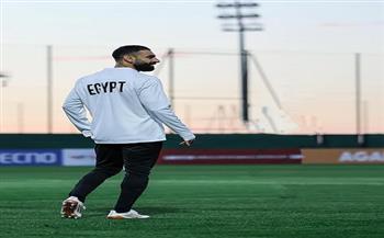 كأس أمم أفريقيا.. محمد صلاح ينشر صورة اثناء تدريبات منتخب مصر