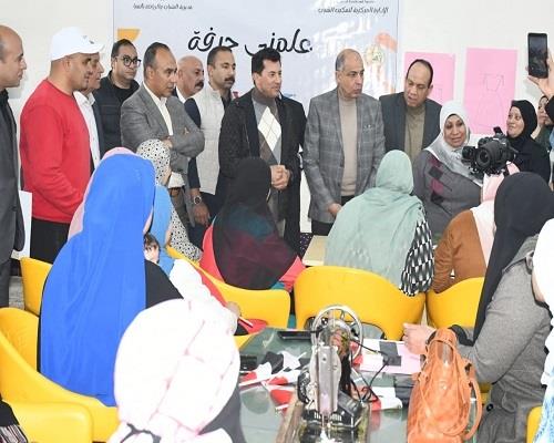 وزير الرياضة ومحافظ المنيا يتفقدا مركز التنمية الشبابية بدير مواس| صور   