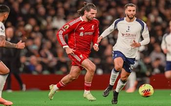 الدوري الإنجليزي.. ليفربول يتقدم على توتنهام بهدف نظيف