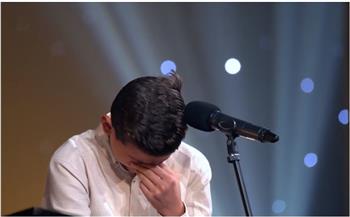 بكاء المتسابق علي مصطفى بعد خروجه من برنامج «دولة التلاوة» 