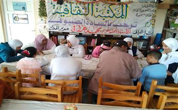 ثقافة البحيرة تنظم ورشة لتعليم الخط العربي للأطفال بمكتبة عمر مكرم الثقافية