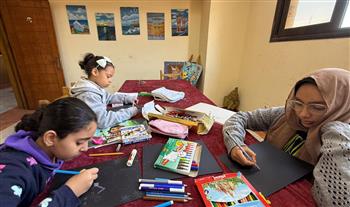 ثقافة الإسكندرية تنظم ورشة تصميمات فنية عن مظاهر فصل الشتاء