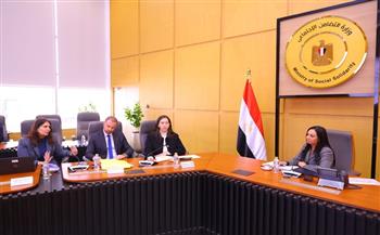 وزيرة التضامن الاجتماعي تلتقي وفد المتابعة الدورية النصف السنوية لبعثة البنك الدولي