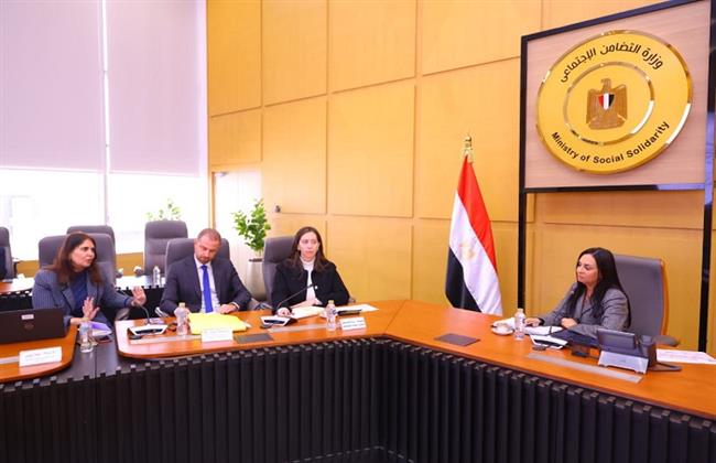 وزيرة التضامن الاجتماعي تلتقي وفد المتابعة الدورية النصف السنوية لبعثة البنك الدولي