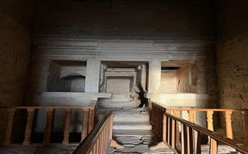 تعامد الشمس على معبد قصر قارون في الفيوم معلنة بداية الشتاء